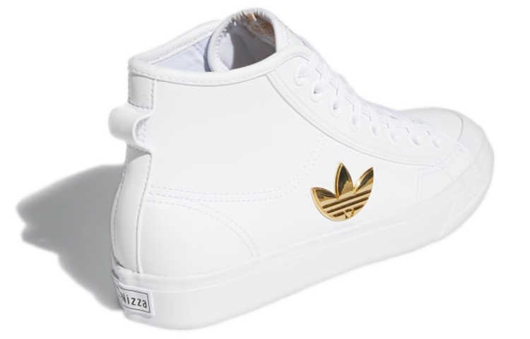 (W) adidas Nizza Trefoil Hi Cloud White Gold Metallic 圖 4