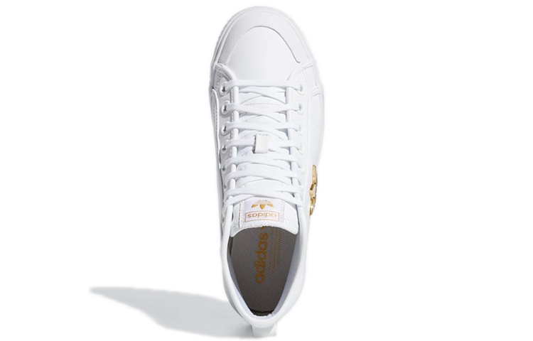 (W) adidas Nizza Trefoil Hi Cloud White Gold Metallic 圖 5