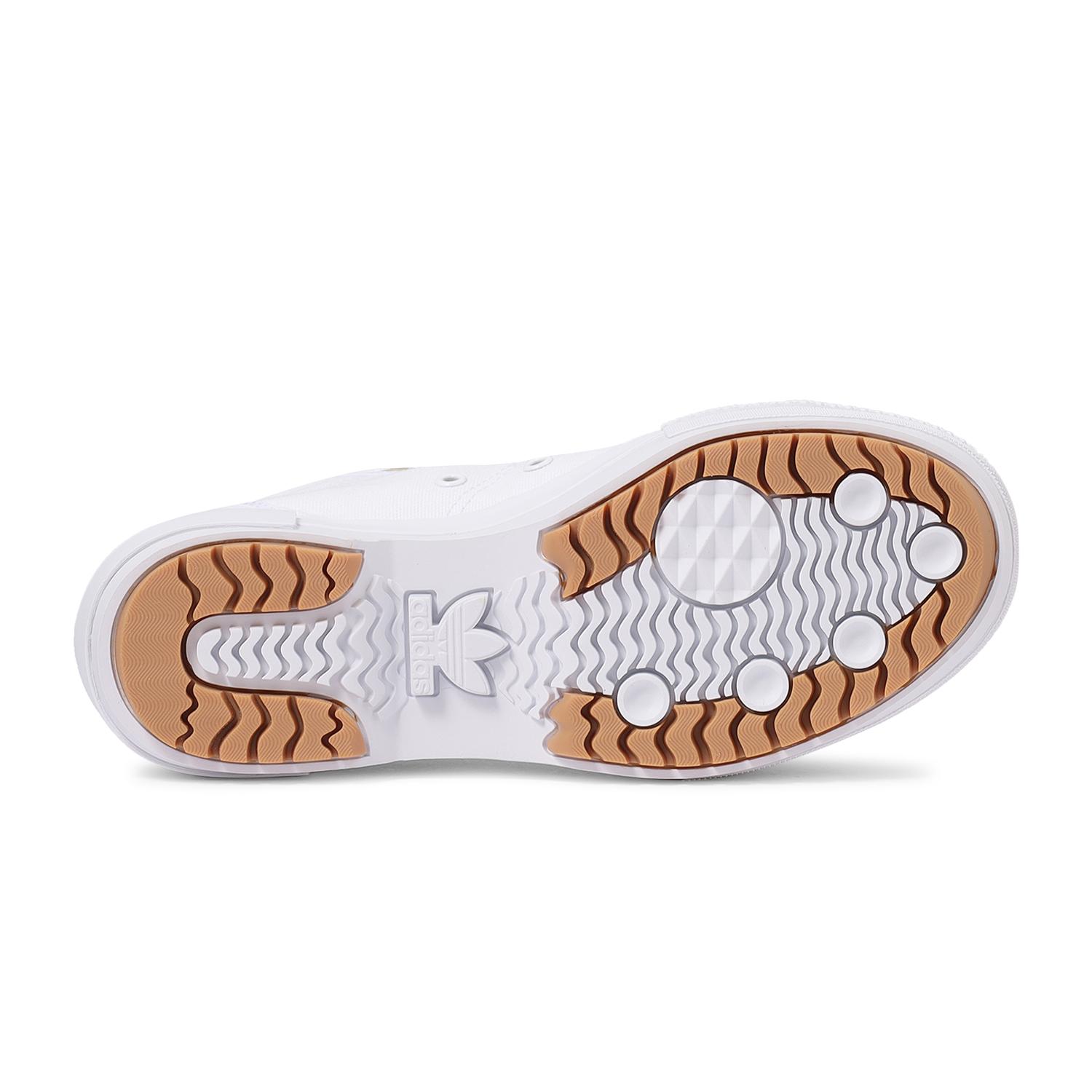 (W) Adidas Nizza Trek W 'Footwear White/Gum/Core Black' 圖 5