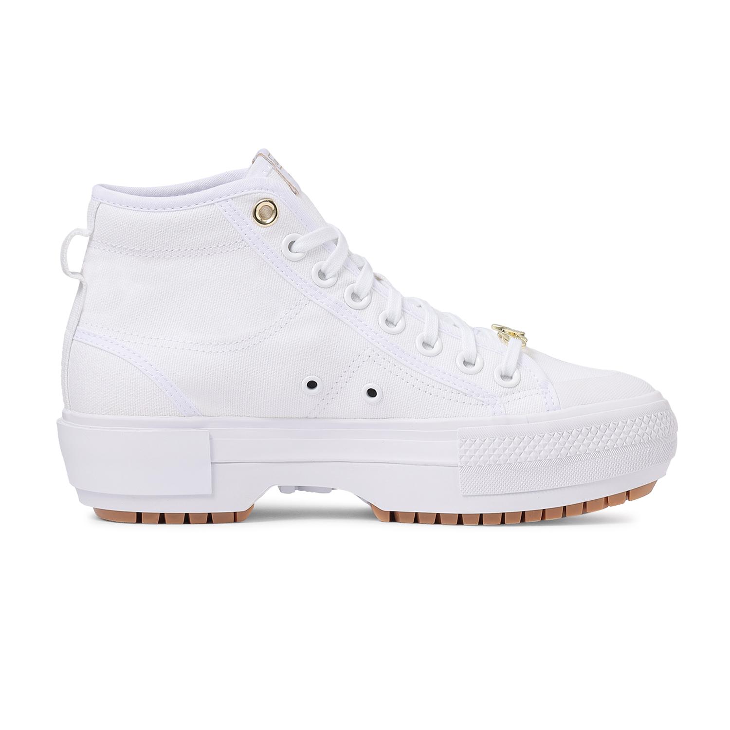 (W) Adidas Nizza Trek W 'Footwear White/Gum/Core Black' 圖 6