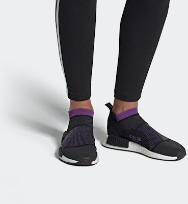 adidas originals NMD CS1 Boost 低筒 運動休閒鞋 女款 黑紫色 Details for adidas originals NMD CS1 Boost 低筒 運動休閒鞋 女款 黑紫色