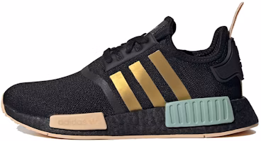 (Women) adidas NMD_R1 'Black Gold Metallic' FY3565 (Women) adidas NMD_R1 'Black Gold Metallic' FY3565