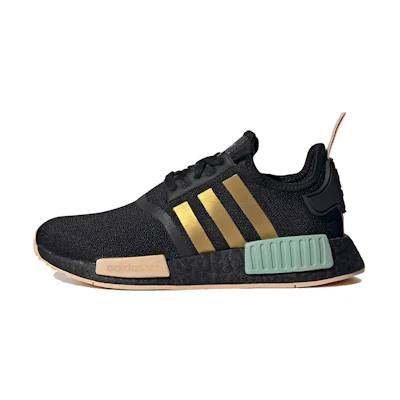 (W) adidas NMD_R1 'Black Gold Metallic'