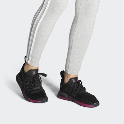 (女性)adidas NMD_R1 '黑色能量莓' FZ4543 Sizing (女性)adidas NMD_R1 '黑色能量莓' FZ4543