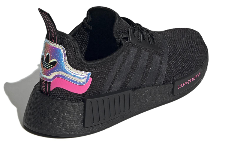 Shop (W) adidas NMD_R1 'Negro Solar Rosa' GX2150