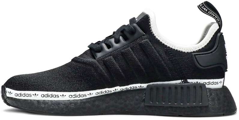 (Women) adidas NMD_R1 'Black Tape Logo' FV7307 Lookbook (Women) adidas NMD_R1 'Black Tape Logo' FV7307