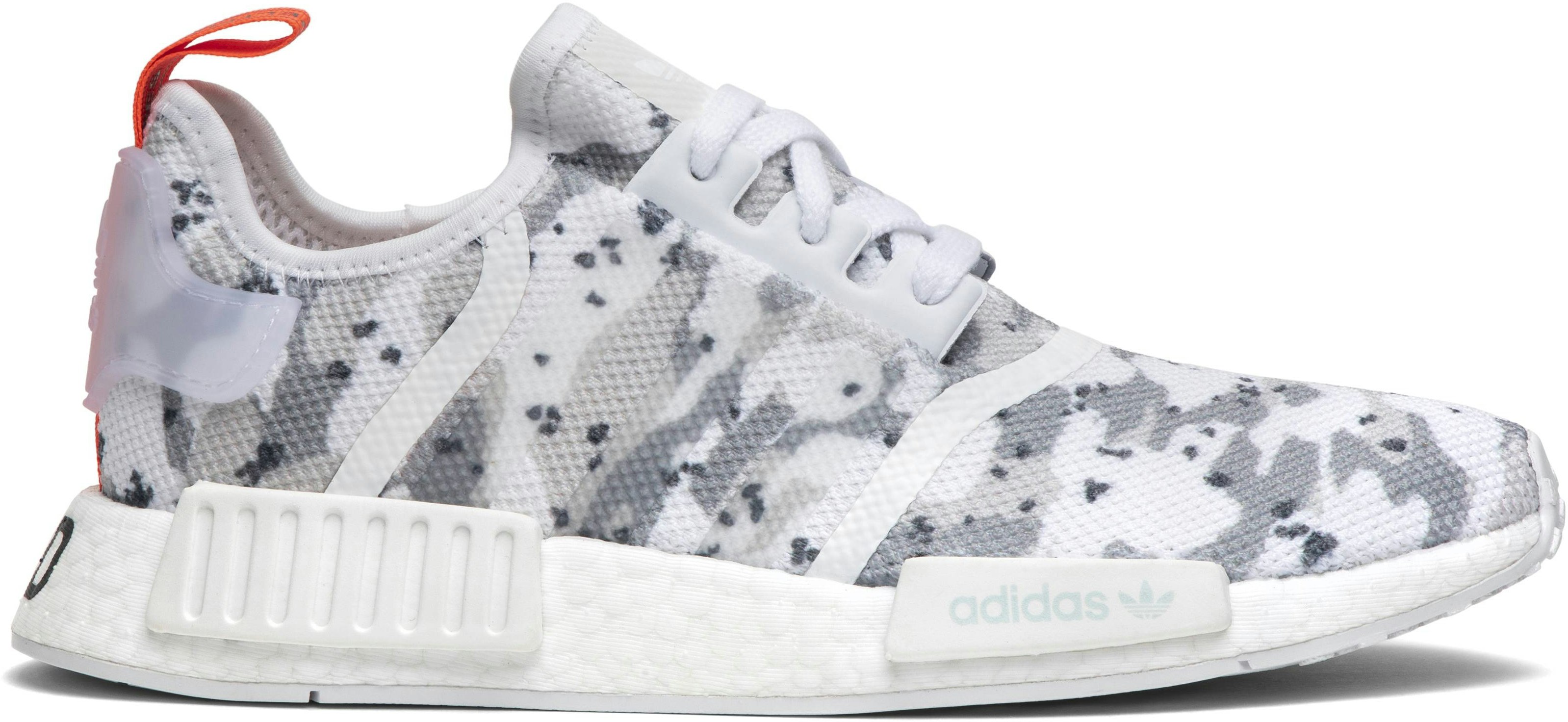 Adidas nmd r1 shop white/white/solar red camo pack