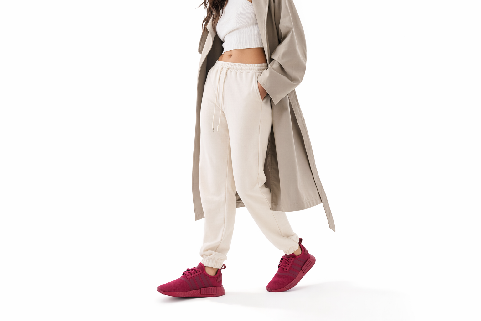 Order （女性款）adidas NMD_R1「傳奇酒紅」HP9662