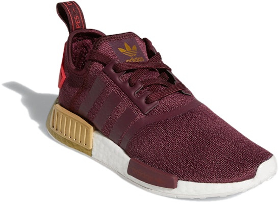 (W) adidas NMD_R1 'Maroon Gold' Emas Marun FY9390 Lookbook (W) adidas NMD_R1 'Maroon Gold' Emas Marun FY9390
