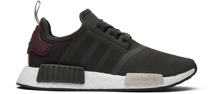Nmd womens top maroon and grey