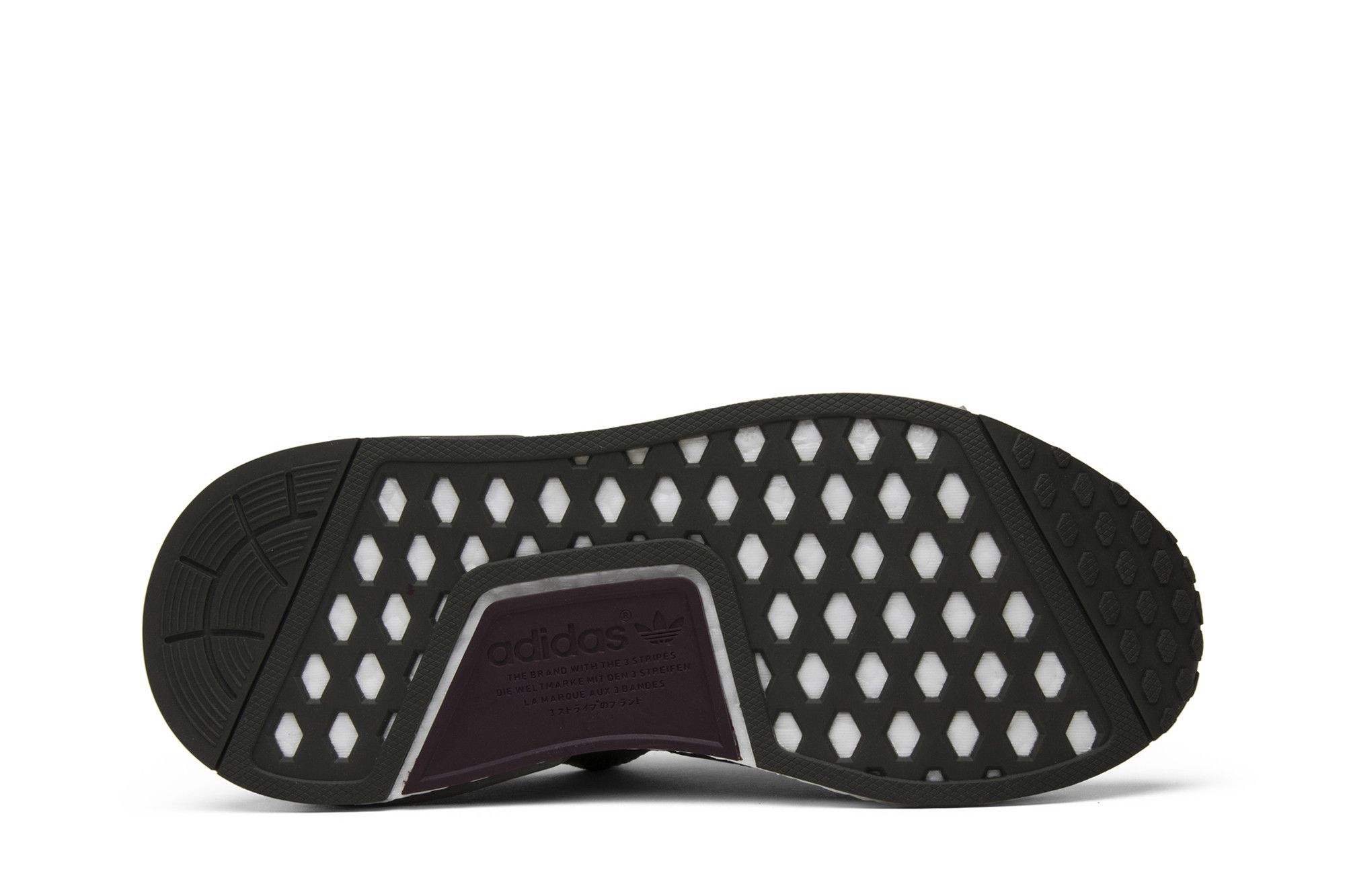 Shop (W) adidas NMD_R1 'Olive Maroon' Sepatu Sneakers Hijau Marun BA7752