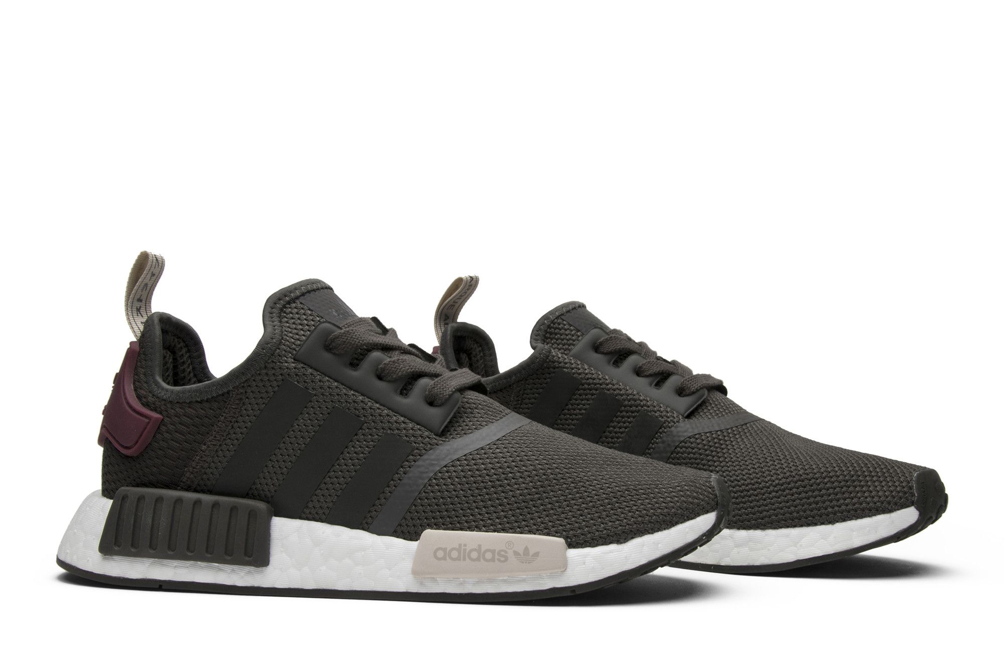 Cheap (W) adidas NMD_R1 'Olive Maroon' Sepatu Sneakers Hijau Marun BA7752