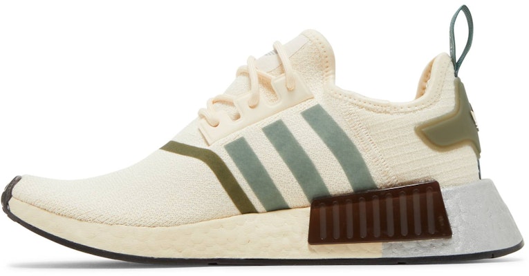 (W) adidas NMD_R1 'Putih Focus Olive' GX6490 Lookbook (W) adidas NMD_R1 'Putih Focus Olive' GX6490