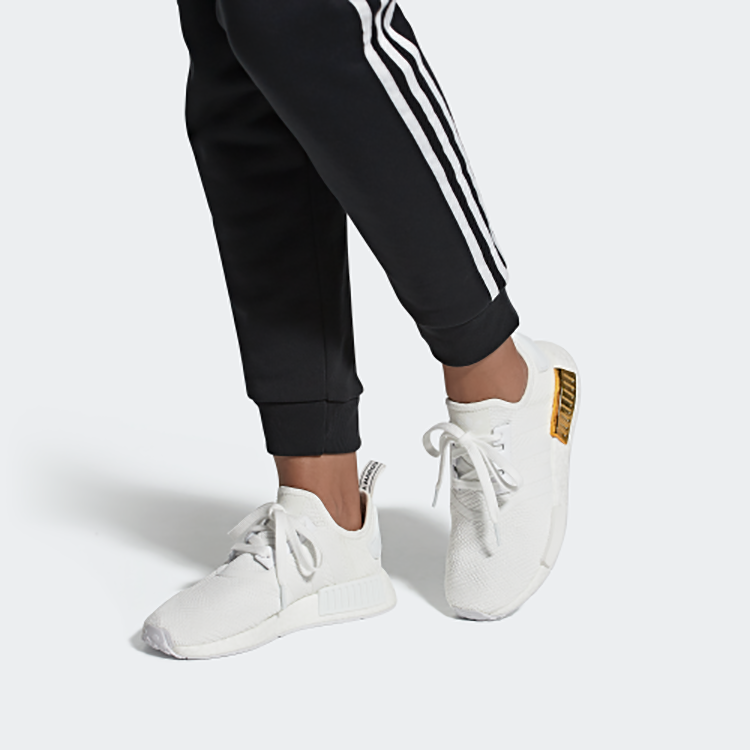 Purchase adidas originals NMD_R1 烫金低帮運動鞋 女款 白