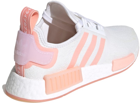 (W) 阿迪达斯 NMD R1 '白雾珊瑚' FV8730 Shop (W) 阿迪达斯 NMD R1 '白雾珊瑚' FV8730