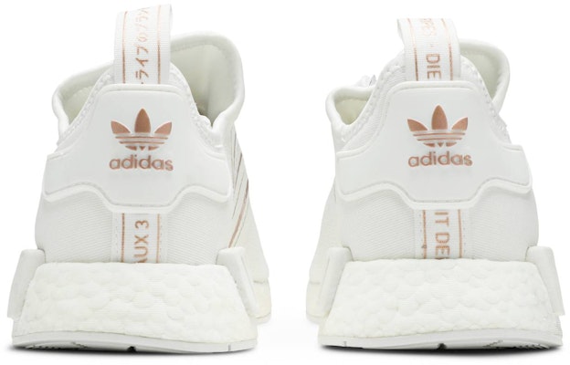 (Women) adidas NMD_R1 'White Rose Gold Metallic' FW6434 Details for (Women) adidas NMD_R1 'White Rose Gold Metallic' FW6434
