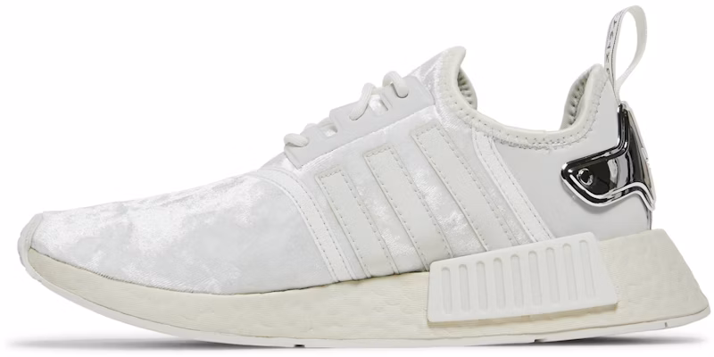 (Women) adidas NMD_R1 'White Silver Metallic GW5681 Lookbook (Women) adidas NMD_R1 'White Silver Metallic GW5681