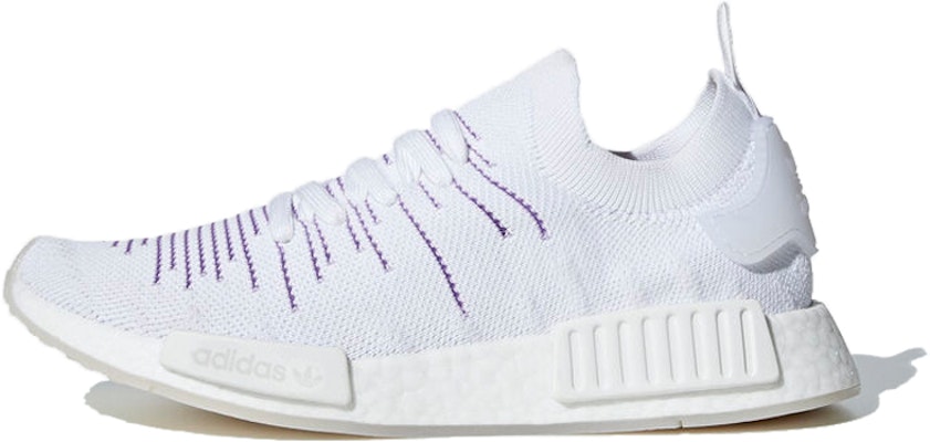 adidas originals NMD_R1 Stlt Primeknit 女款 白紫色 Buy adidas originals NMD_R1 Stlt Primeknit 女款 白紫色
