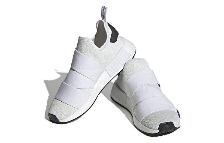 Shop (W) 阿迪达斯 NMD_R1 带扣鞋 '白色清晰蓝' HQ4245