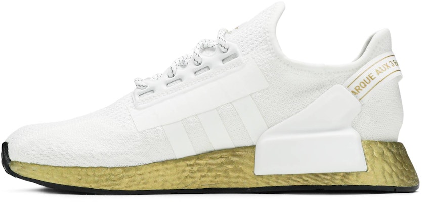 (Women) adidas NMD_R1 V2 'Gold Boost' FW5450 Lookbook (Women) adidas NMD_R1 V2 'Gold Boost' FW5450