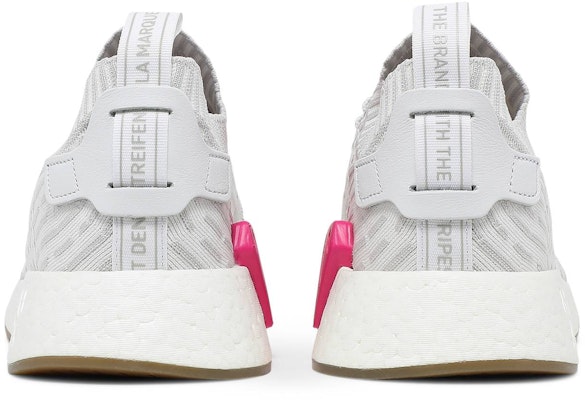 (W) adidas NMD_R2 Primeknit 'Japan White Gum' Putih Lelaki BY9954 Details for (W) adidas NMD_R2 Primeknit 'Japan White Gum' Putih Lelaki BY9954