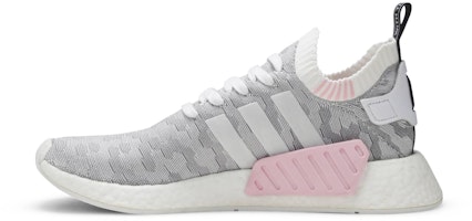 (W) 아디다스 NMD_R2 프라임니트 '화이트 블랙 핑크' BY9520 Lookbook (W) 아디다스 NMD_R2 프라임니트 '화이트 블랙 핑크' BY9520