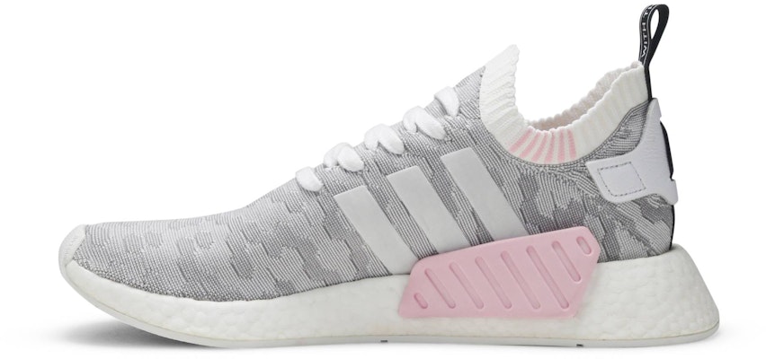 (Women) adidas NMD_R2 Primeknit 'White Black Pink' BY9520 Lookbook (Women) adidas NMD_R2 Primeknit 'White Black Pink' BY9520