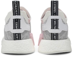 (W) 아디다스 NMD_R2 프라임니트 '화이트 블랙 핑크' BY9520 Details for (W) 아디다스 NMD_R2 프라임니트 '화이트 블랙 핑크' BY9520
