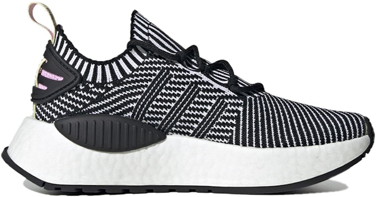 (W) adidas NMD_W1 'Hitam Putih Lilac' IE9594 Order (W) adidas NMD_W1 'Hitam Putih Lilac' IE9594