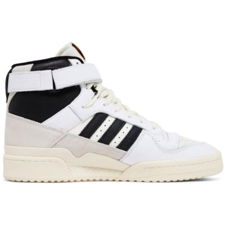 (W) adidas Original Forum Mid 'Off White Cream White Black' 圖 2