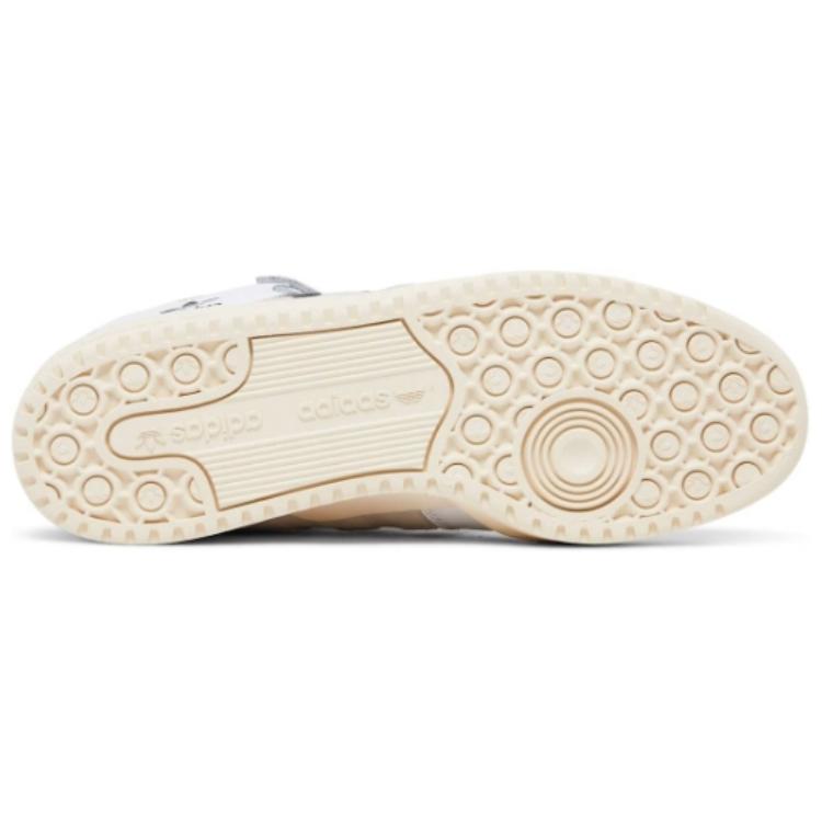 (W) adidas Original Forum Mid 'Off White Cream White Black' 圖 5