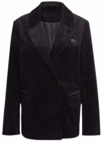 women-adidas-originals-3-stripes-corduroy-relaxed-blazer-retro-jacket-black-gu-3000