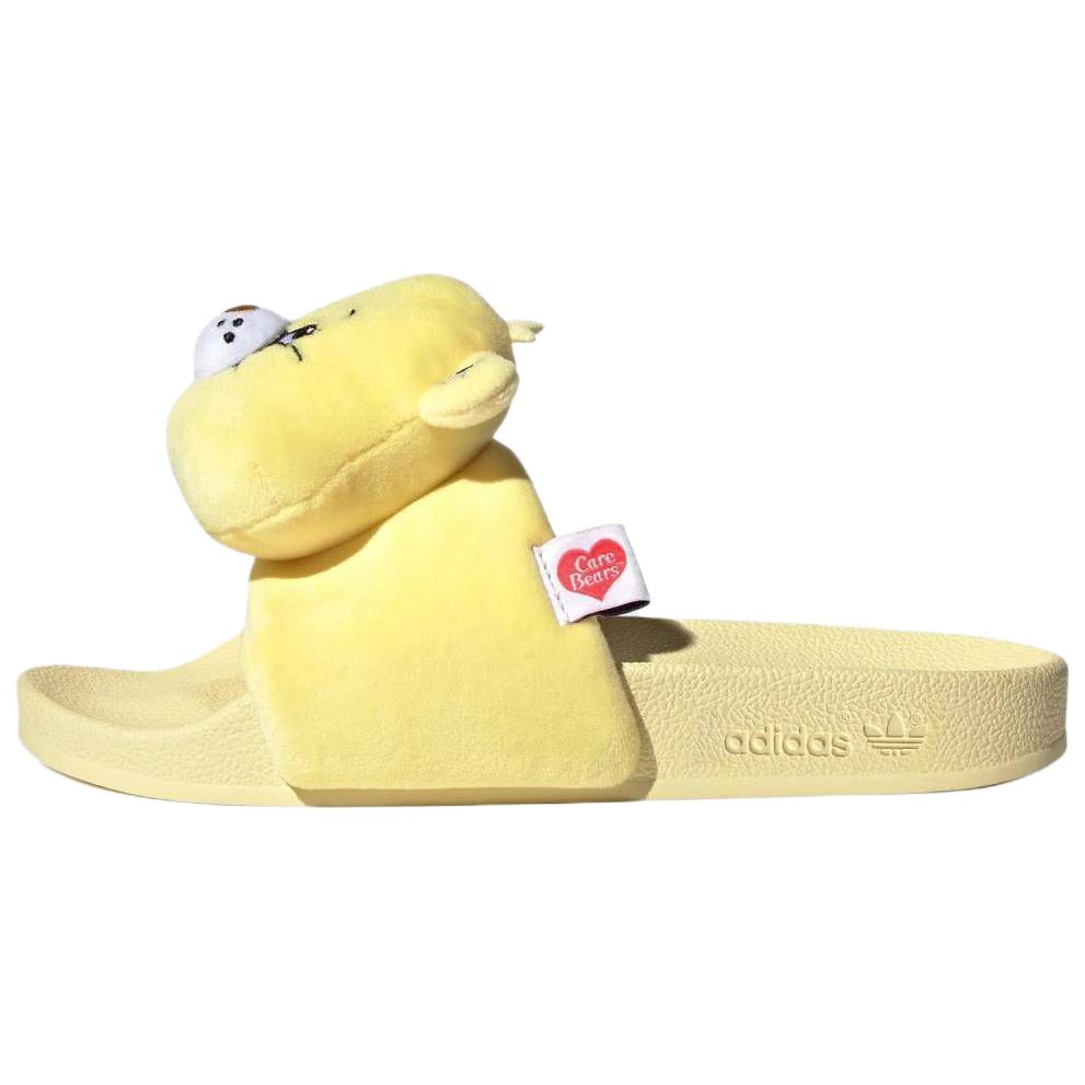 (Women) adidas Originals × Care Bears Adilette Slide Sandals Yellow (Womens) KH9956