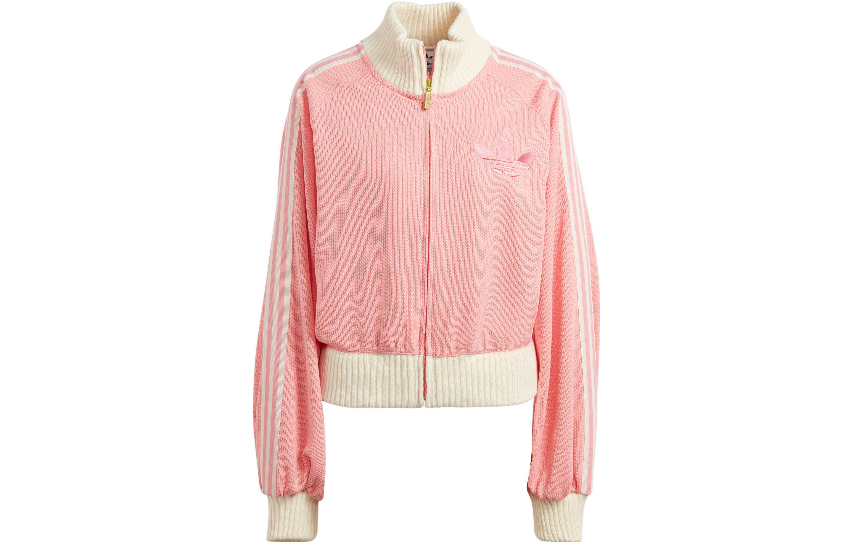 (Women) adidas Originals  Adicolor Logo Print Retro Pink Track Jacket. IB2026