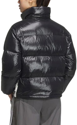 (W) アディダス オリジナルズ ブラック 長袖 パファージャケット ジッパー付き. JD3782 Shop (W) アディダス オリジナルズ ブラック 長袖 パファージャケット ジッパー付き. JD3782