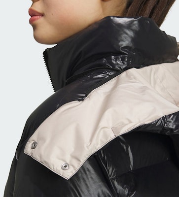 (W) アディダス オリジナルズ ブラック 長袖 パファージャケット ジッパー付き. JD3782 Purchase (W) アディダス オリジナルズ ブラック 長袖 パファージャケット ジッパー付き. JD3782