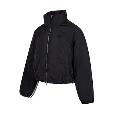 (Women) adidas Originals Black Puffer Jacket FW24 PF Short DN Warm Casual Style JP1808