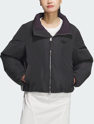 (W) adidas Originals 黑色短版羽絨外套 FW24 秋冬保暖休閒款式 JP1808 Shop (W) adidas Originals 黑色短版羽絨外套 FW24 秋冬保暖休閒款式 JP1808