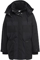 Order (Women) adidas Originals Black Solid Zip-Up Puffer Jacket Long Sleeve HM2615