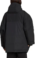 Purchase (Women) adidas Originals Black Solid Zip-Up Puffer Jacket Long Sleeve HM2615