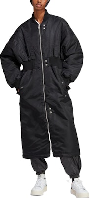 (Women) adidas Originals Blue Version Long Sports Coat Black. HR3415 Lookbook (Women) adidas Originals Blue Version Long Sports Coat Black. HR3415