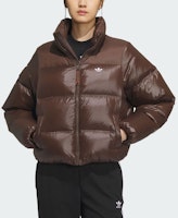 (W) adidas Originals 棕色標誌長袖羽絨外套夹克. IK2797 Lookbook (W) adidas Originals 棕色標誌長袖羽絨外套夹克. IK2797