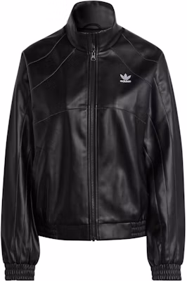 (W) Chaqueta adidas Originals de cuero sintético PU con cremallera Negra. II6103 Buy (W) Chaqueta adidas Originals de cuero sintético PU con cremallera Negra. II6103