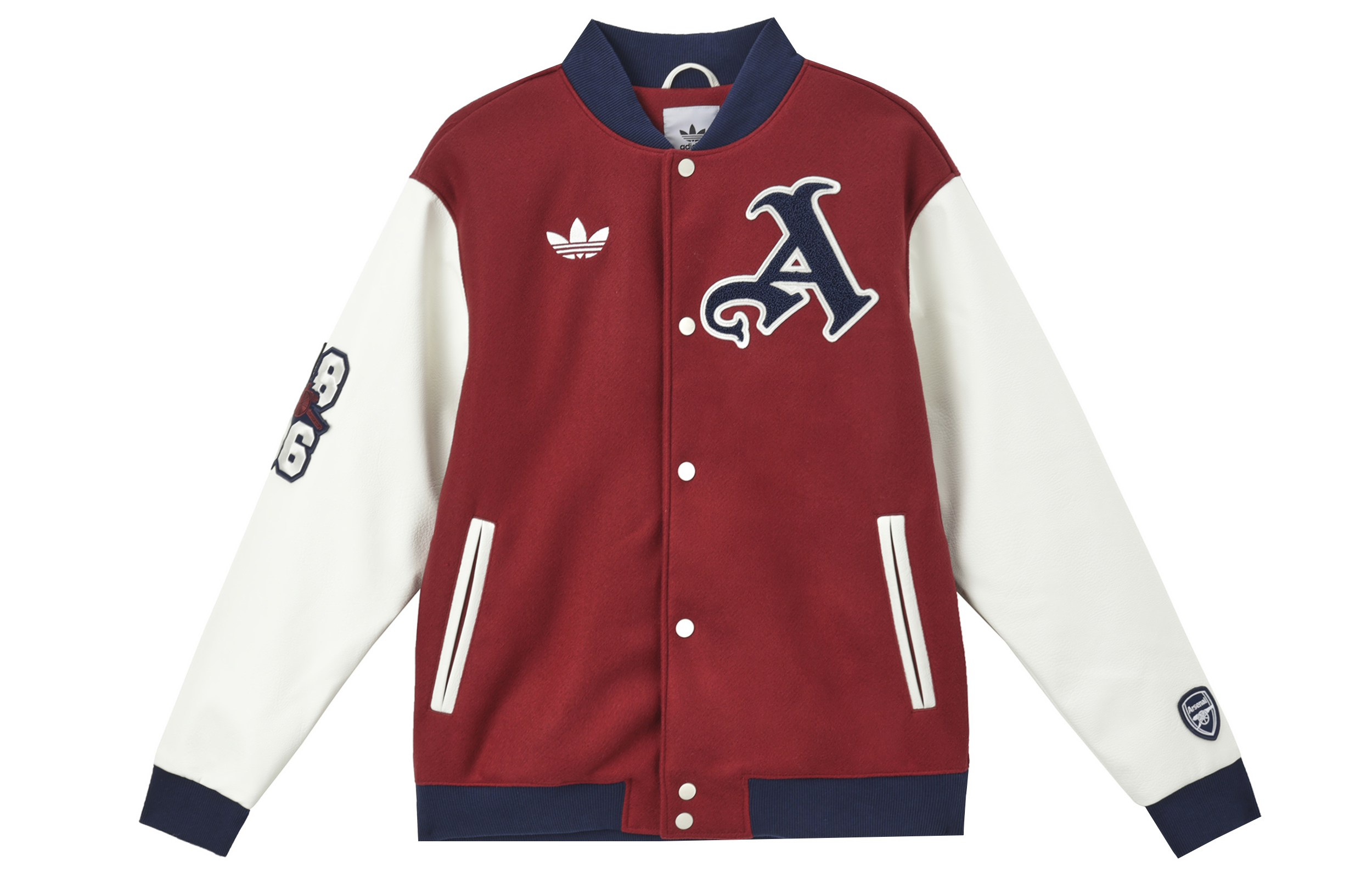 (Women) adidas Originals  Letter Graphic Casual Puffer Jacket - Elegant Purple JF0560