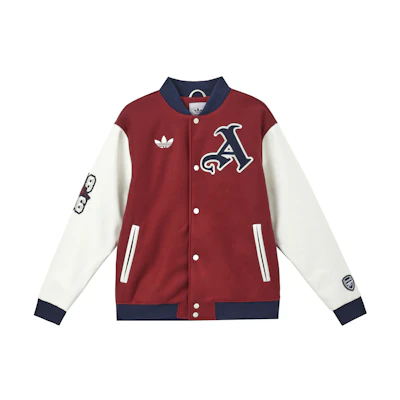 (Women) adidas Originals Letter Graphic Casual Puffer Jacket - Elegant Purple JF0560