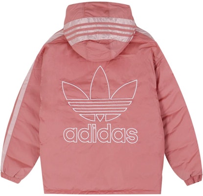 (W) 阿迪达斯三叶草粉色连帽长袖羽绒夹克 FL0030 Lookbook (W) 阿迪达斯三叶草粉色连帽长袖羽绒夹克 FL0030