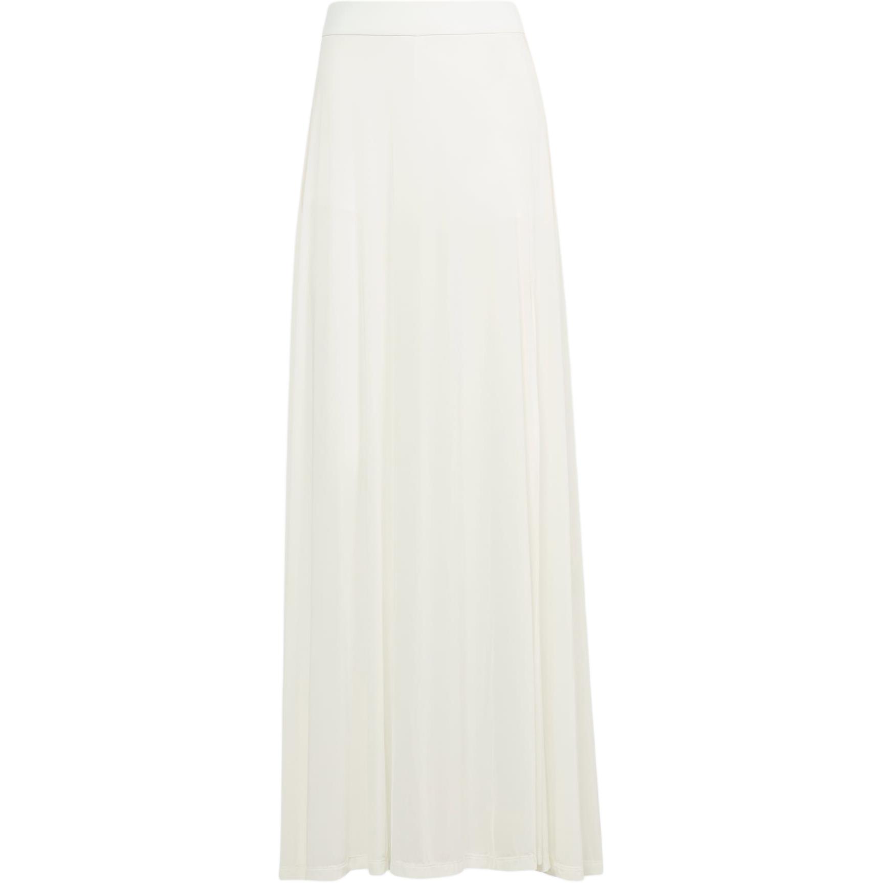 (Women) adidas Originals  Premium Flowy Maxi Skirt Off White with Built-in Shorts. IN4278