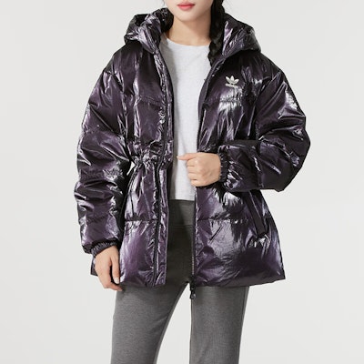 (W) 阿迪达斯 Originals 紫色连帽羽绒服 - 保暖时尚 JD3780 Lookbook (W) 阿迪达斯 Originals 紫色连帽羽绒服 - 保暖时尚 JD3780