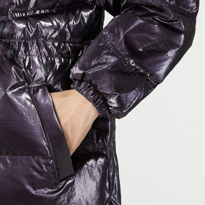 Sizing (W) 阿迪达斯 Originals 紫色连帽羽绒服 - 保暖时尚 JD3780
