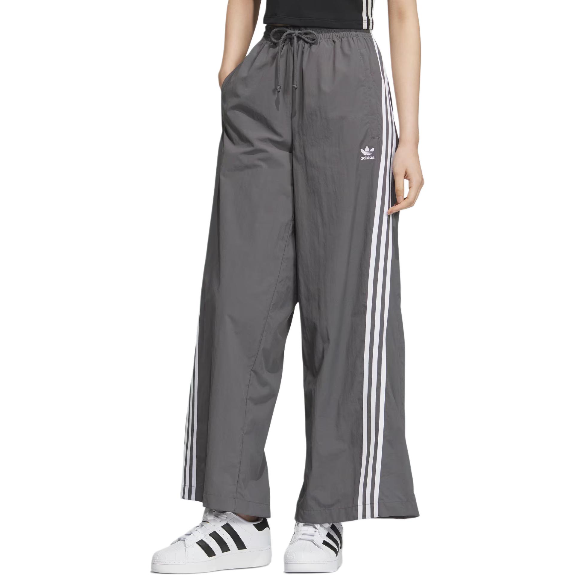 Details for (Women) adidas Originals  Retro Track Pants Oversized Fit Grey JJ3360